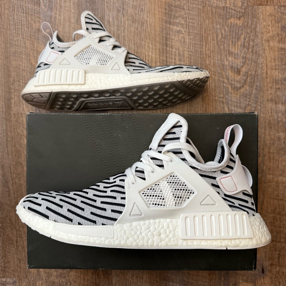 Adidas NMD XR1 PK Primeknit Zebra White Black